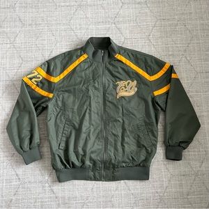 Vintage 2000s Y2K Ecko Unlimited Men’s Streetwear Hip Hop Green Zip Up Jacket
